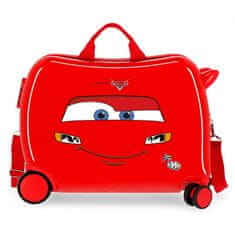 Jada Toys Detský cestovný kufor na kolieskach / odrážadlo DISNEY CARS Red, 2049824
