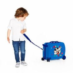 Jada Toys Detský cestovný kufor na kolieskach / odrážadlo MICKEY MOUSE Blue, 2039821