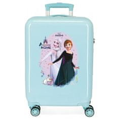 Jada Toys Luxusný detský ABS cestovný kufor DISNEY FROZEN Arandelle, 55x38x20cm, 34L, 2241721