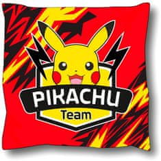 Sahinler Textile Vankúš Pokémon Pikachu Team červený 40x40