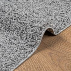 Petromila vidaXL Shaggy koberec PAMPLONA, vysoký vlas, moderný, sivý 240x340 cm