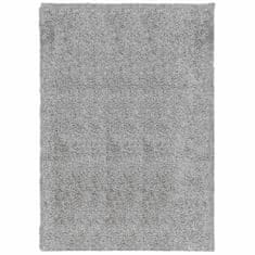 Petromila vidaXL Shaggy koberec PAMPLONA, vysoký vlas, moderný, sivý 160x230 cm