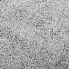 Petromila vidaXL Shaggy koberec PAMPLONA, vysoký vlas, moderný, sivý 240x340 cm