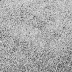 Petromila vidaXL Chlpatý koberec s vysokým vlasom moderný sivý 120x170 cm