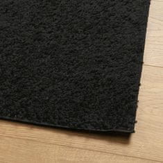 Petromila vidaXL Shaggy koberec PAMPLONA, vysoký vlas, moderný, čierny 240x340cm