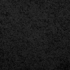 Petromila vidaXL Chlpatý koberec vysoký vlas moderný čierny 200x280 cm