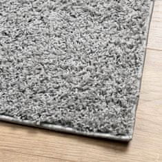 Petromila vidaXL Chlpatý koberec s vysokým vlasom moderný sivý 120x170 cm