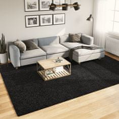 Petromila vidaXL Shaggy koberec PAMPLONA, vysoký vlas, moderný, čierny 240x340cm