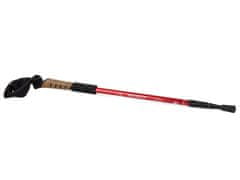 Sobex Nordic Walking palice s korkovou rukoväťou Farba červená