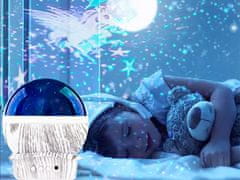 Sobex Hviezda projektor otočné nočné svetlo hviezda led