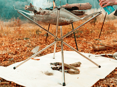 Sobex Prenosný skladací stojan na táborák