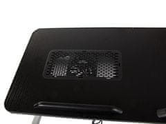 Sobex Ventilátor chladiacej podložky na stôl s notebookom