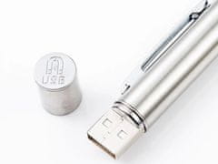 Verk 08361 Magnetické pero, LED svietidlo, tester UV, USB strieborná