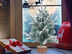 Sobex Vianočný stromček umelý sneh malý 50cm dekoratívny stolový stromček