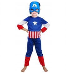 bHome Detský kostým Kapitán Amerika s maskou 110-122 M