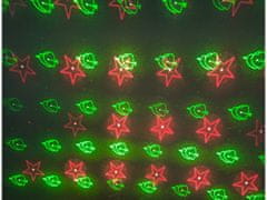 Sobex Vianočný laserový projektor s vodotesným diaľkovým ovládaním
