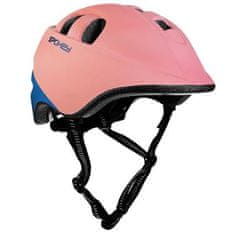 Spokey CHERUB Detská cyklistická prilba IN-MOLD, 52-56 cm, ružovo-modrá