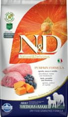 N&D GRAIN FREE Adult M/L Pumpkin Lamb & Blueberry 2,5 kg