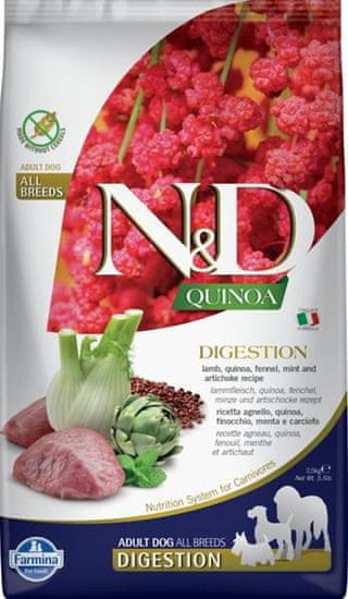 N&D GRAIN FREE Adult Quinoa Digestion Lamb & Fennel 2,5 kg