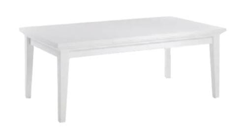 KONDELA Konferenčný stolík, biela, PARIS 79872 drevotrieska 75 x 135 x 52.5 cm