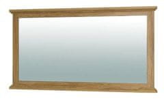 KONDELA Zrkadlo MZ16 LEON hnedá drevotrieska 5 x 128 x 71 cm