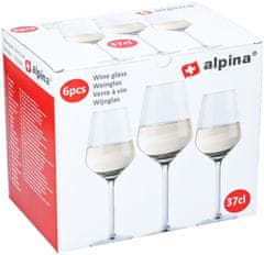 Philips ALPINA Poháre na víno 370 ml sada 6 ksED-286430