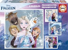 EDUCA Puzzle Ľadové kráľovstvo 2x20 dielikov