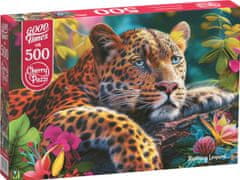 Cherry Pazzi Puzzle Ležiaci leopard 500 dielikov