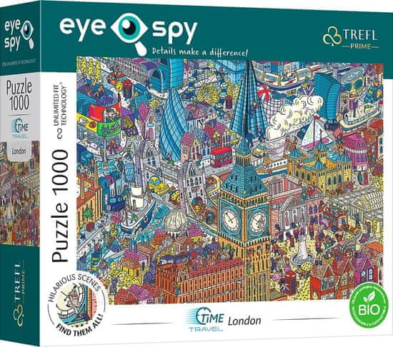 Trefl Puzzle UFT Eye-Spy Time Travel: Londýn 1000 dielikov