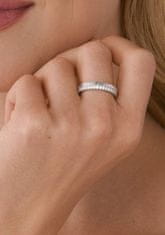 Michael Kors Elegantný strieborný prsteň so zirkónmi MKC1581AN040 (Obvod 52 mm)