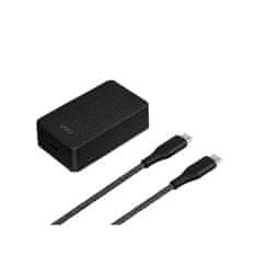 UNIQ Uniq Versa Slim LITHOS USB-C PD 18W sieťová nabíjačka + kábel - čierna