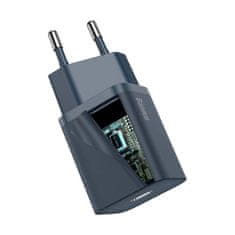 BASEUS Nabíjačka USB-C 20W PD + kábel USB-C - Lightning 1m modrý TZCCSUP-B03 Baseus