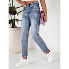 Dstreet Dámske džínsové nohavice MOM modré uy1882 XL