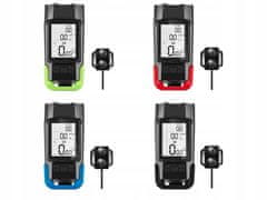 Verk  14480 Vodeodolné LED svetlo na bicykel USB, el.zvonček, tachometer čierne