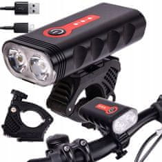 Verk  14481 Predné svetlo na bicykel LED CREE XM-L T6 x 2, IP65