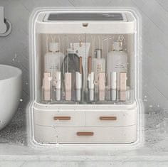 Korbi Skrinka na kozmetiku, toaletný stolík so zásuvkami a zrkadlom, F29