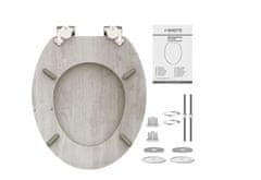 Schütte Kvalitní WC prkénko LIGHT WOOD | MDF, Soft Close s automatickým klesáním