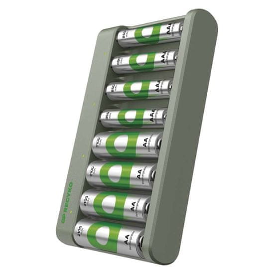GP GP nabíjačka batérií Eco E821 + 4× AA 2100 + 4× AAA 850