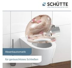 Schütte WC sedátko ROMANTIC | Duroplast, Soft Close s automatickým klesáním a rychloupínáním