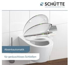 Schütte WC sedátko GINGKO und WOOD | Duroplast, Soft Close s automatickým klesáním
