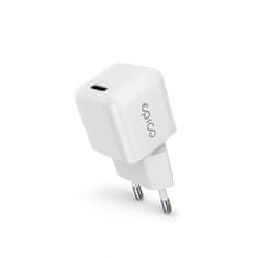 EPICO 30W GaN sieťová nabíjačka s 1.2m USB-C káblom 9915101100178 - biela