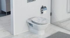 WC sedátko DIAMOND | MDF HG, Soft Close s automatickým klesáním ve vysokém lesku