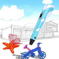 Netscroll 3D magické detské pero, inovatívny kreatívny spôsob písania a tvorenia, trojrozmerné písanie, 3DPen