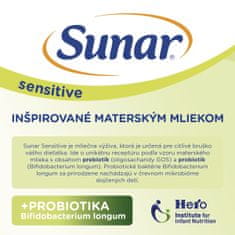 Sunar Sensitive 3, batoľacie mlieko, 6x500 g