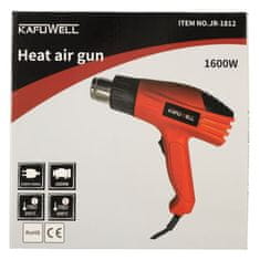 Kafuwell KX4718 Elektrická teplovzdušná pištoľ s reguláciou teploty 0-600 °C