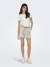 Jacqueline de Yong Dámske tričko JDYSOLAR Regular Fit 15314449 Cloud Dancer (Veľkosť XL)