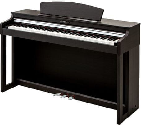 hracie digitálne piano kurzweil M120 SR pripojenie slúchadiel výborný pomer cena kvalita jednoduché ovládanie usb port midi automatické doprovody