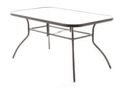 VEGA Záhradný sklenený stôl Vega HAVANA set 6