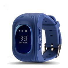 SpyTech GPS náramkové hodinky pre deti s možnosťou volania - Farba: Tmavomodrá