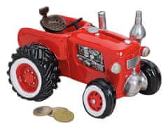 G. Wurm Pokladnička červený traktor